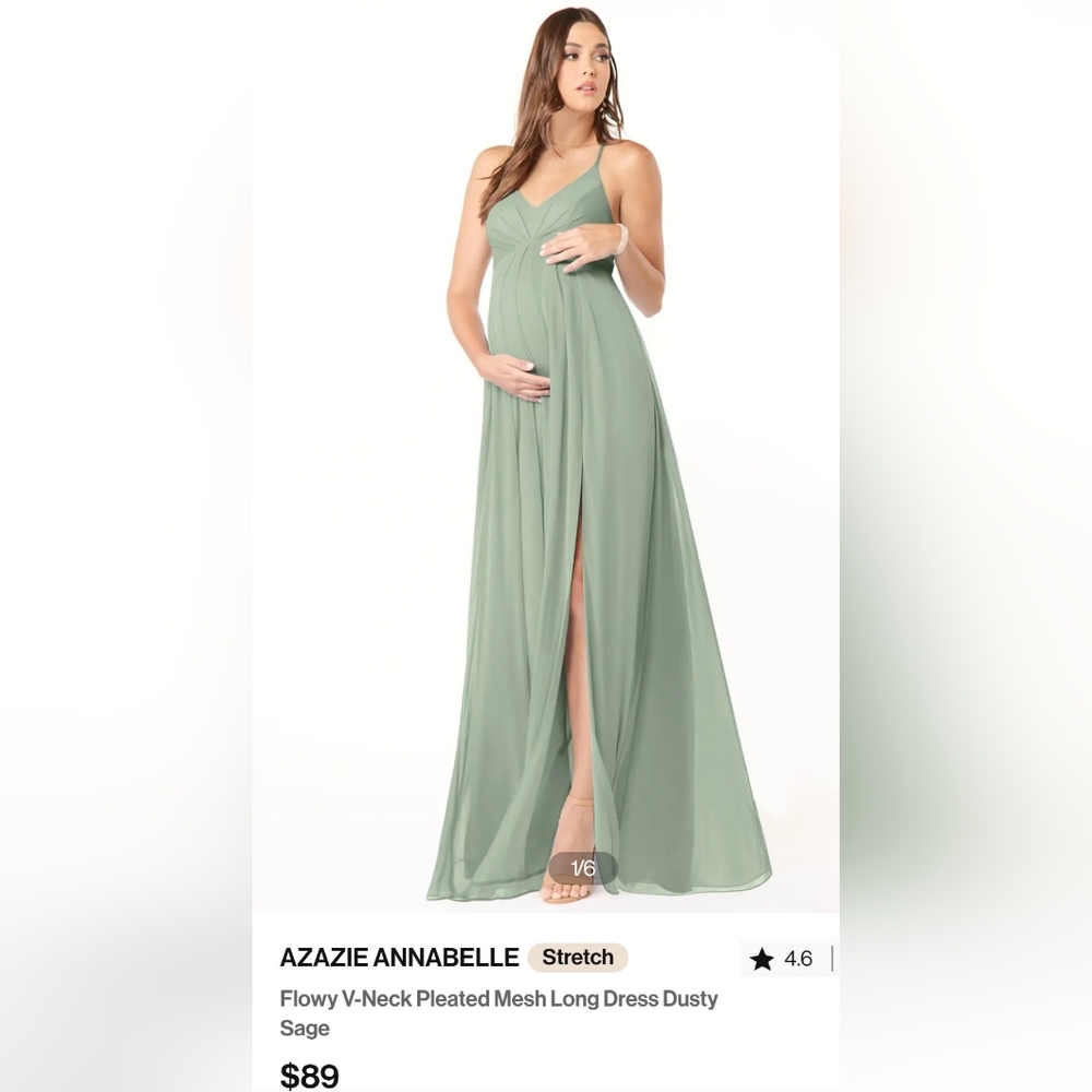 Azazie maternity dress